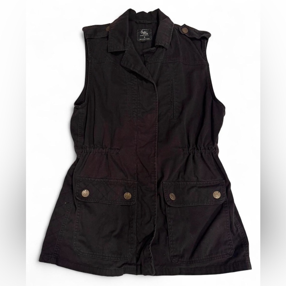 Cotton On Black Utility Vest